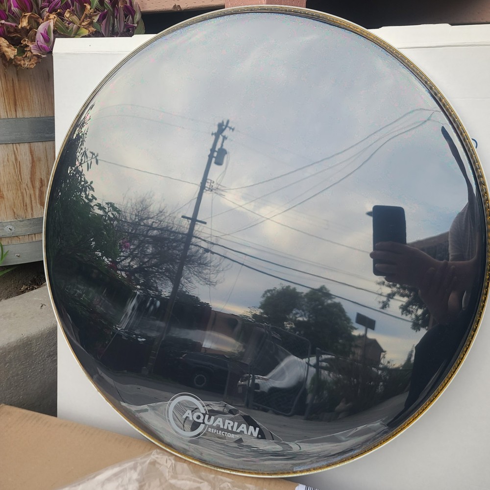Aquarian Reflector Mirror Drum Head 24"