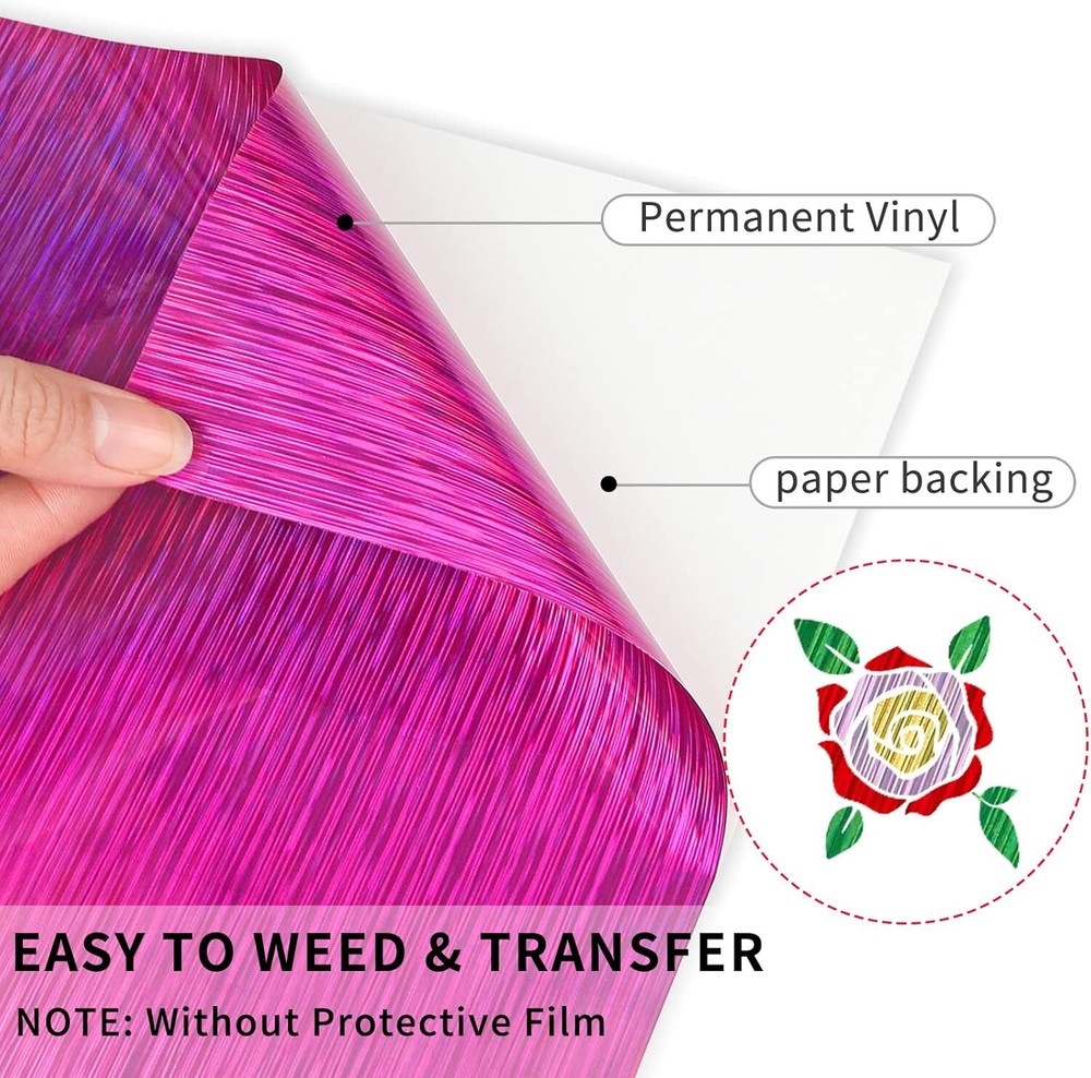 Lya Vinyl Permanent Adhesive Bundle 10 Pack Brushed Self Color