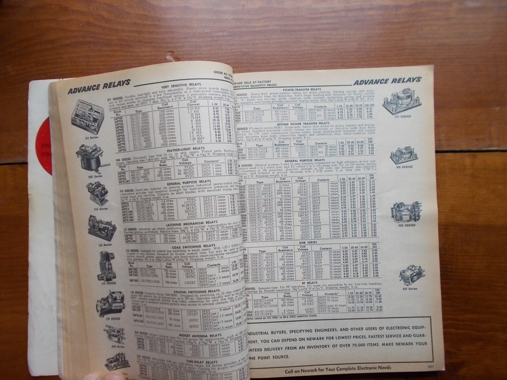 NEWARK ELECTRONICS CATALOG 72 SC 496 pages, 9.5" x 7" FABULOUS REFERENCE Guide*