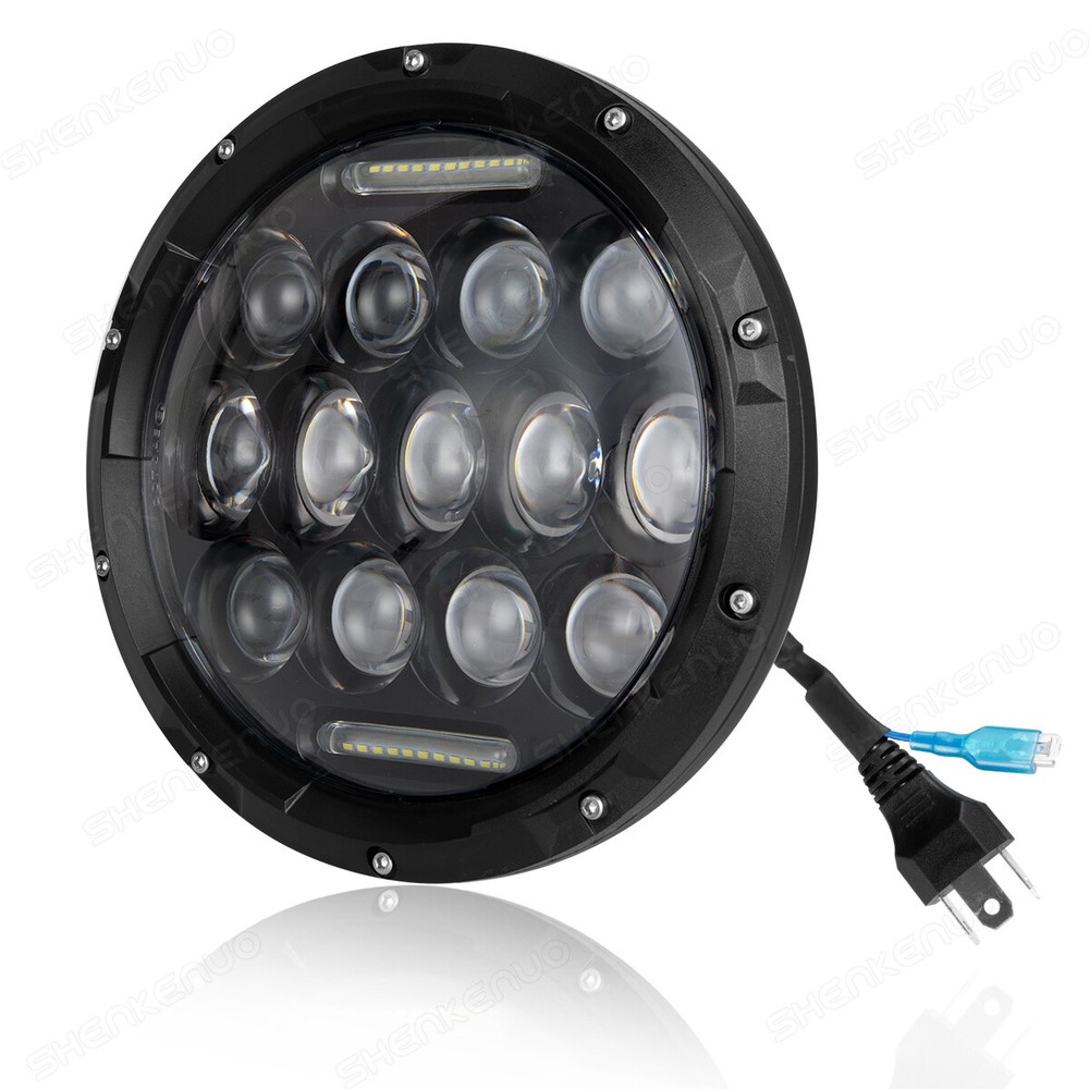 For Buell Blast X1 Motorcycle 7" LED Headlight Projector Daytime Running Light