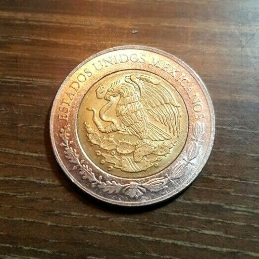 5 Pesos 2018 Bi-Metallic Mexico nice!