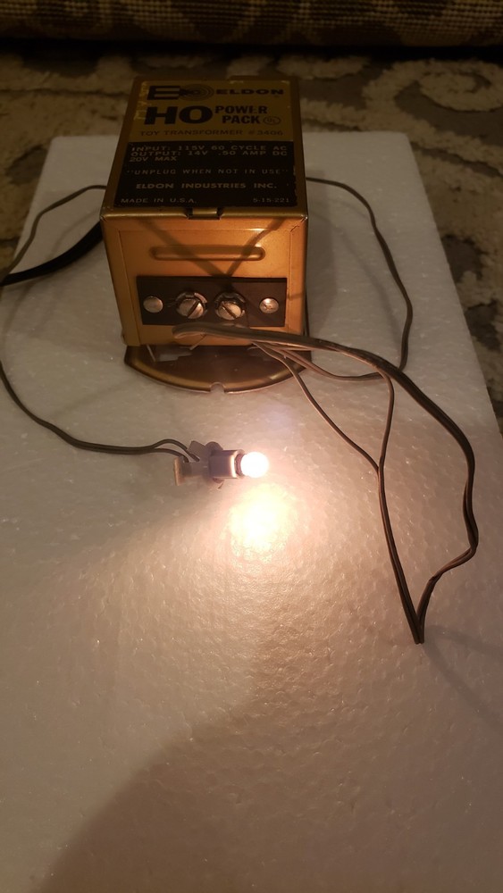 ELDON TRANSFORMER HO POWER PACK MODEL 3406 14 VOLT