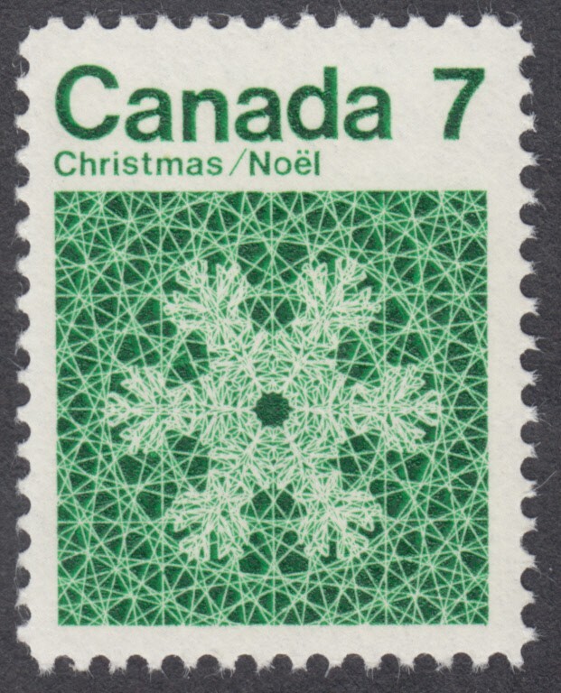 Canada - #555 Christmas Snowflake - MNH