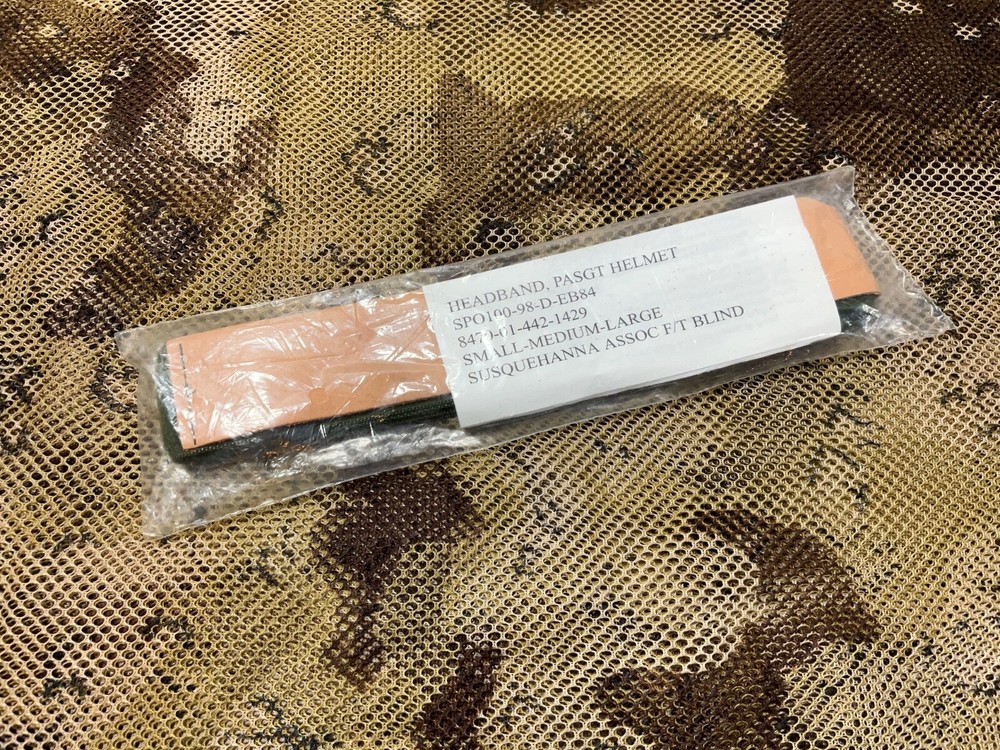 Headband PAGST Helmet Small - Medium- Large NIP