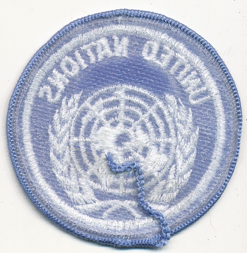 United Nations patch US made for US military forces 1980s make