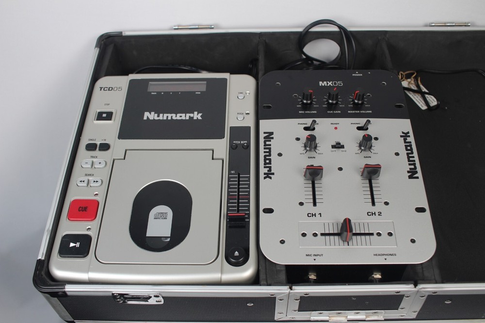 Numark MX05 Mixer 1 CD TCD05 CDJ MISSING 1 CD PLAYER (SYSTEM INCONPLETE,) WORKS