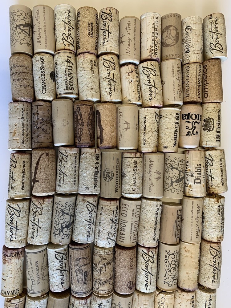 100 used wine corks - great for crafts