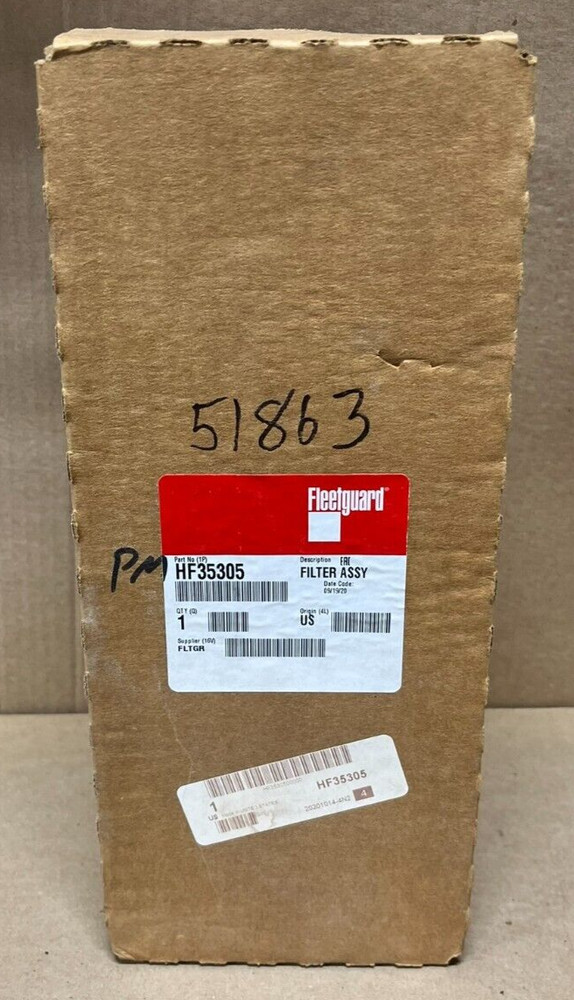 HF35305 Fleetguard Hydraulic Filter same as Wix 51863