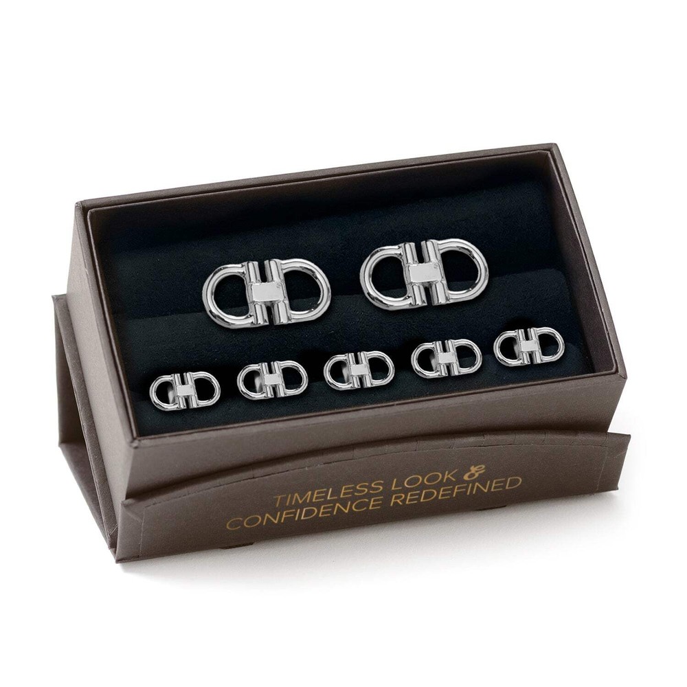 Horse Bit Stainless Steel 5-Stud Set