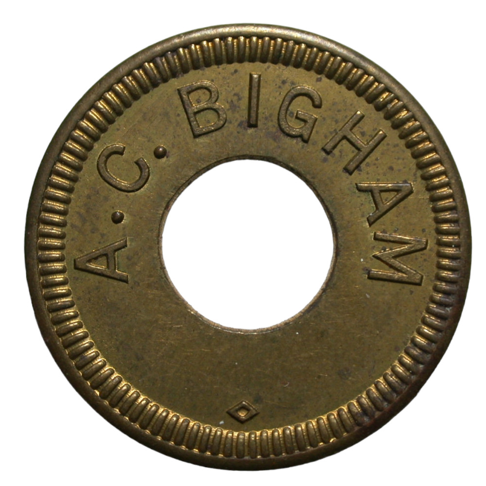 Salinas, CA A.C. Bigham Same on Both Sides UNL Token #2