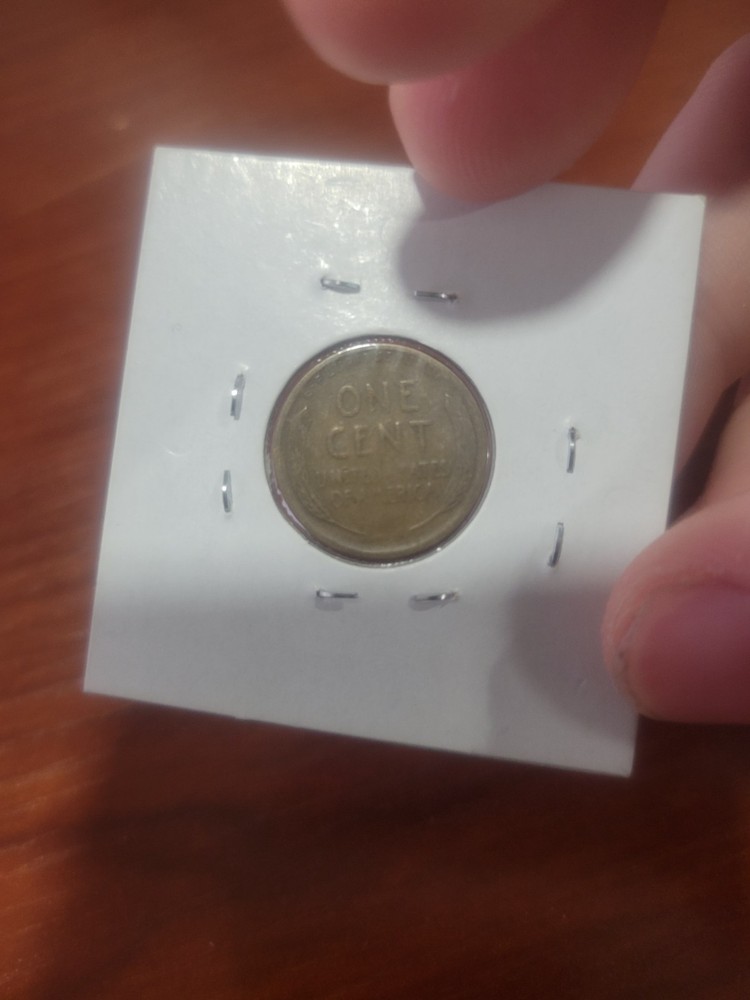 19- -S Wheat Penny Serious Grease Error