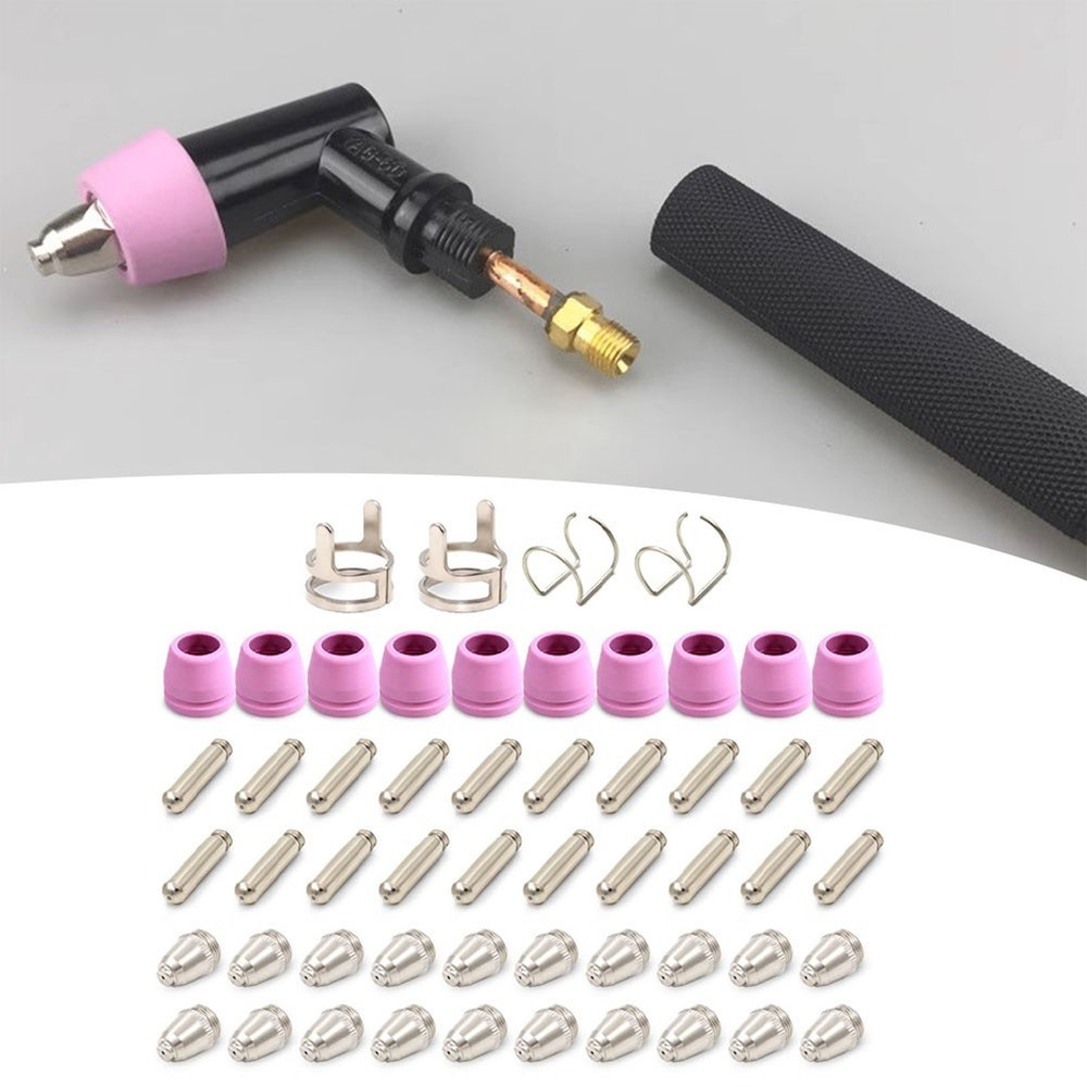 54PCS for AG60 Plasma Cutters Consumables including Electrodes and Tips