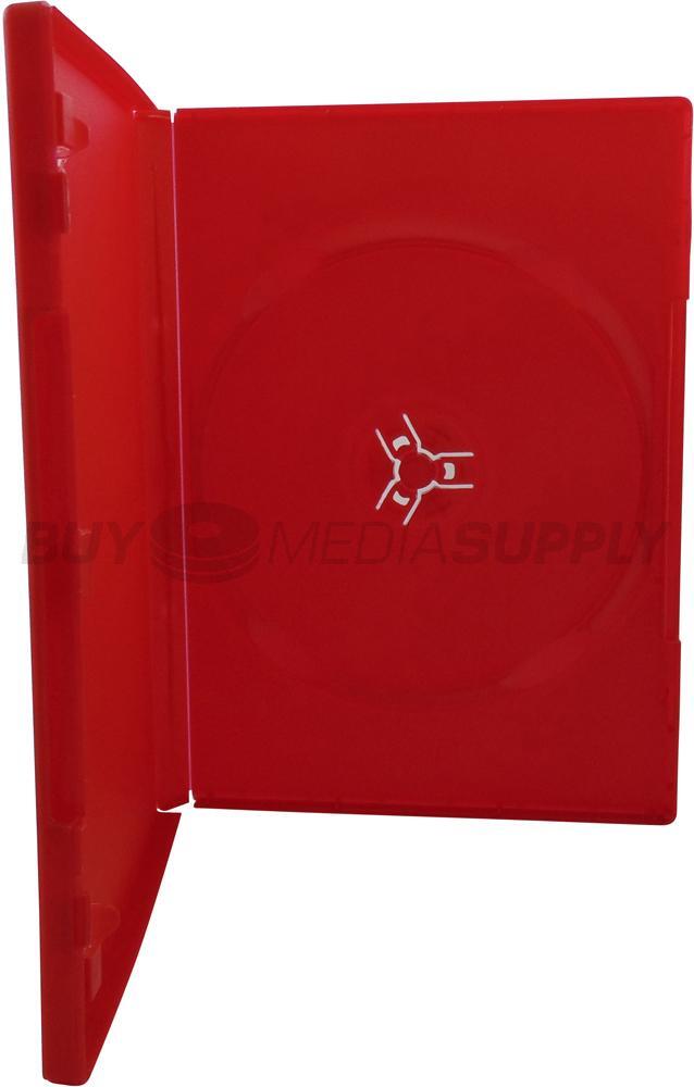 14mm Standard Red 1 Disc DVD Case Lot