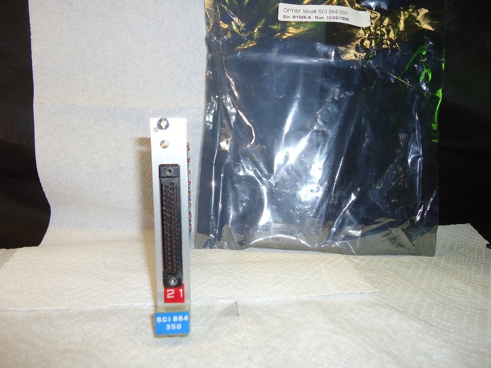 USED OPTIM MEGADAC SCI 884/350 ANALOG ELECTRONIC CARD