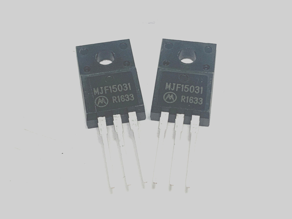 LOT OF 2  MJF15031 Complementary Silicon Plastic Power Transistor