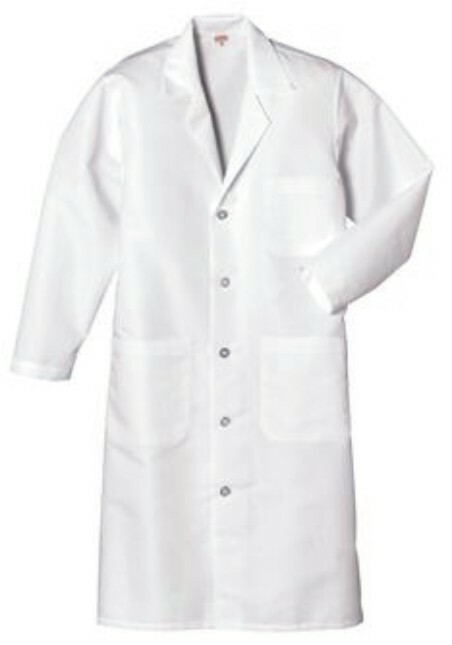 KP14 Red Kap Lab Coat SIZE MEDIUM NEW!! UNISEX WHITE ONLY!!