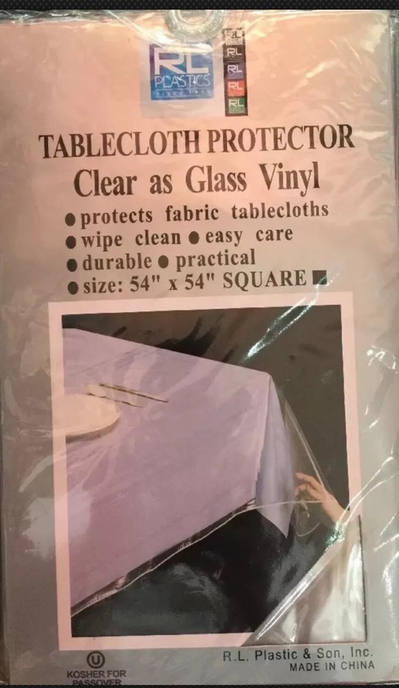 Clear THICK Vinyl Plastic Table Protector - ( VARIOUS SIZES)