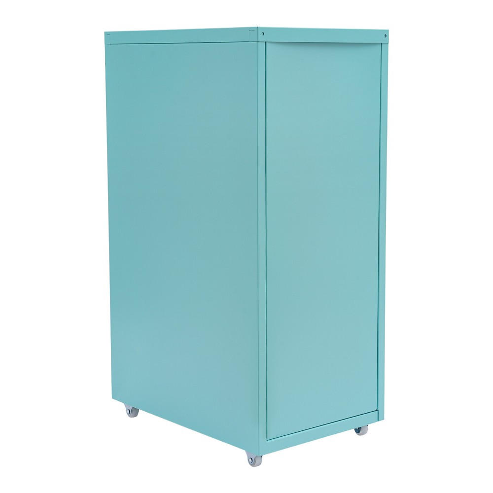 5 Drawers Tool Cart Workshop Rolling Tool Chest Storage Cabinet w/Lock & Key