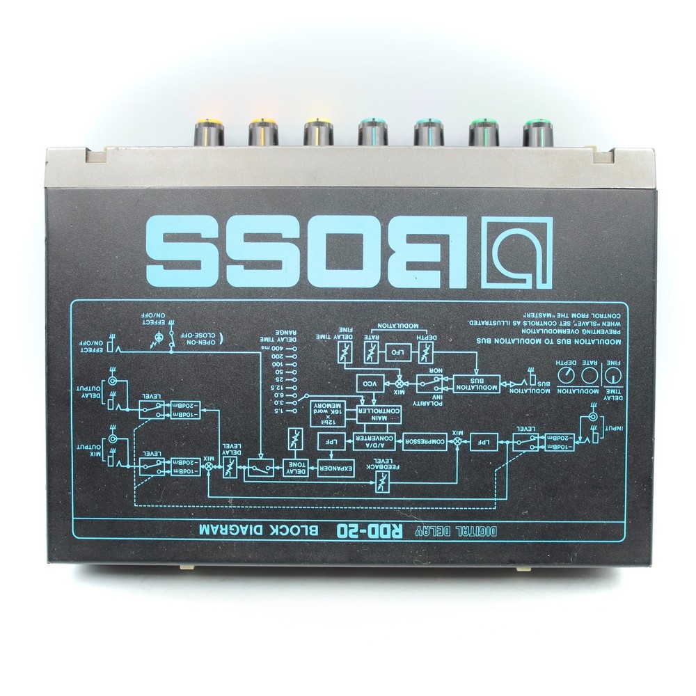 BOSS RDD-20 Digitel Delay Made in Japan Micro Rack Effect Processor