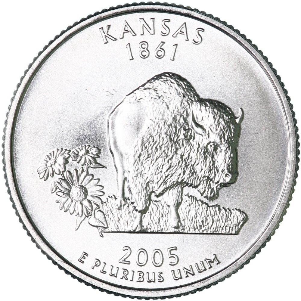 2005 P Kansas State Quarter Satin Finish
