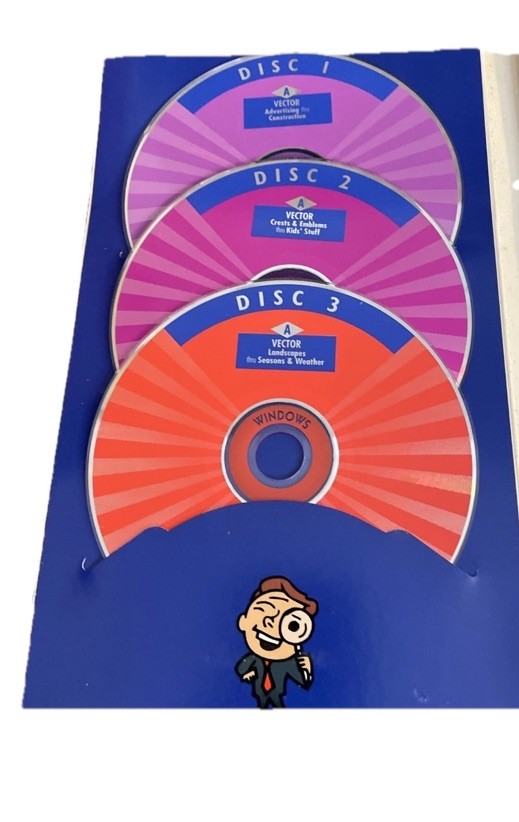 Art Explosion Clip Art Image Pack CD-ROM Portfolio 9 Discs Nova Development