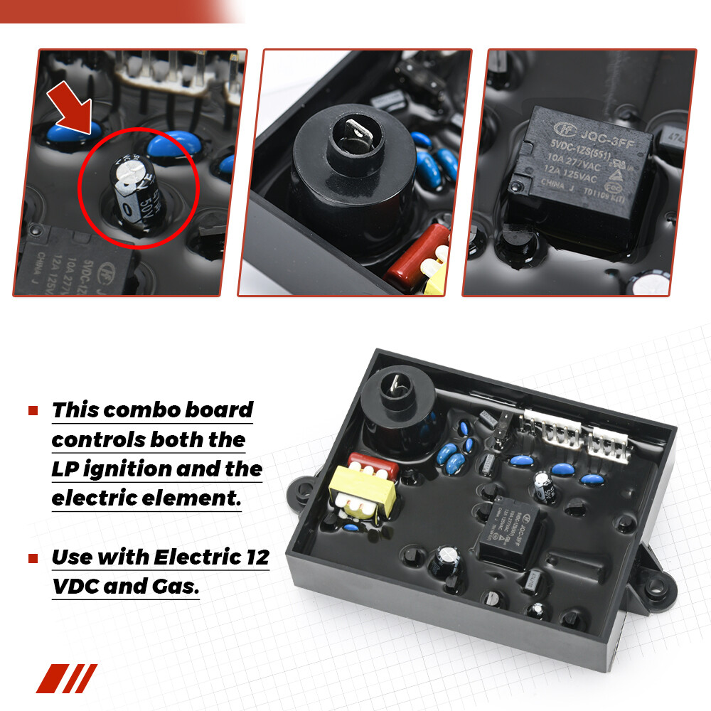 For Dometic & Atwood RV Water Heater Ignition Module Control Circuit Board 91365