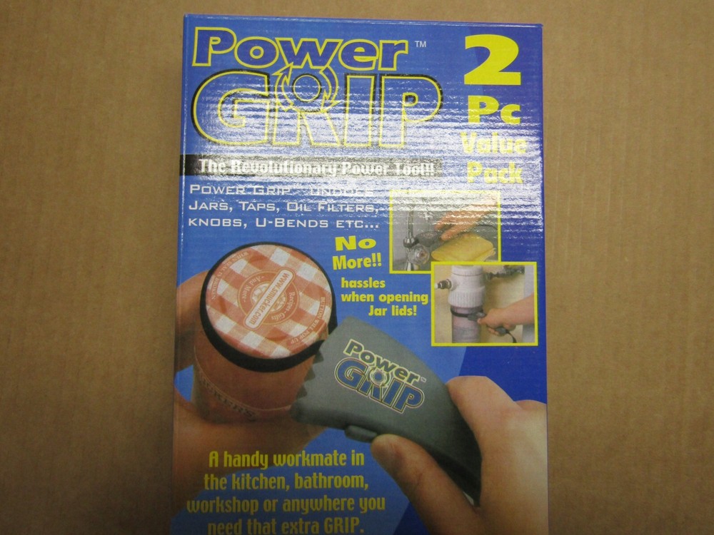 Power Hand Grip 2-Piece Value Pack Revolutionary Power Tool in Box