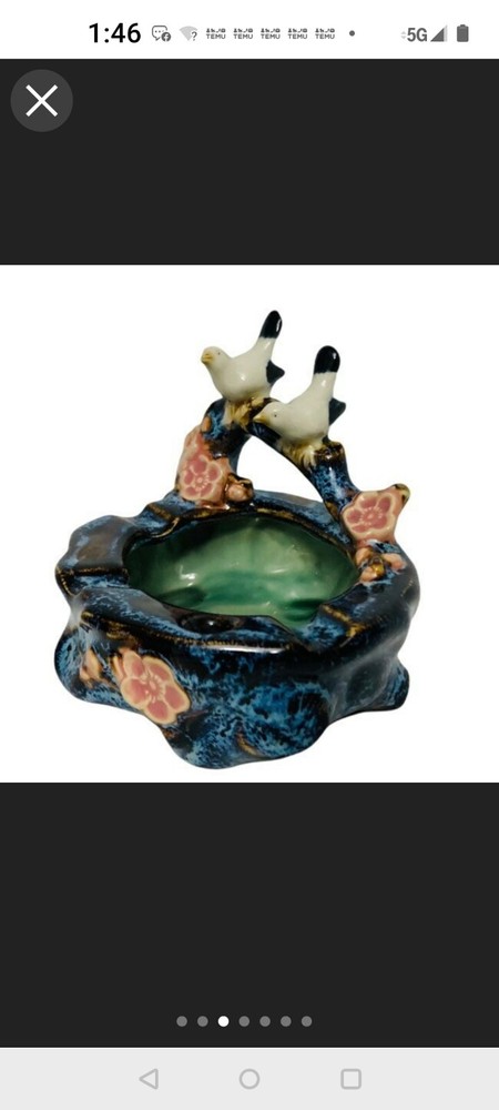Rare Vintage Chinese Ashtray