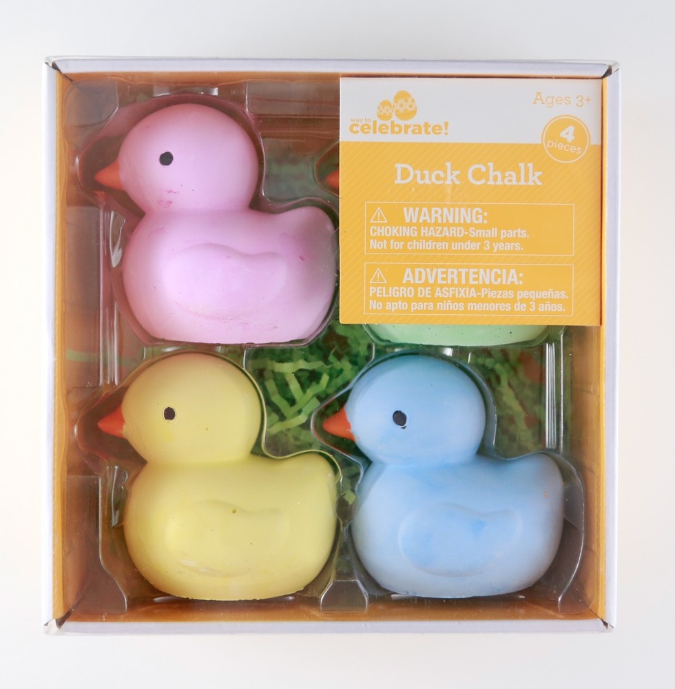New Celebrate! Easter Spring Duck Chalk 4 Piece Set