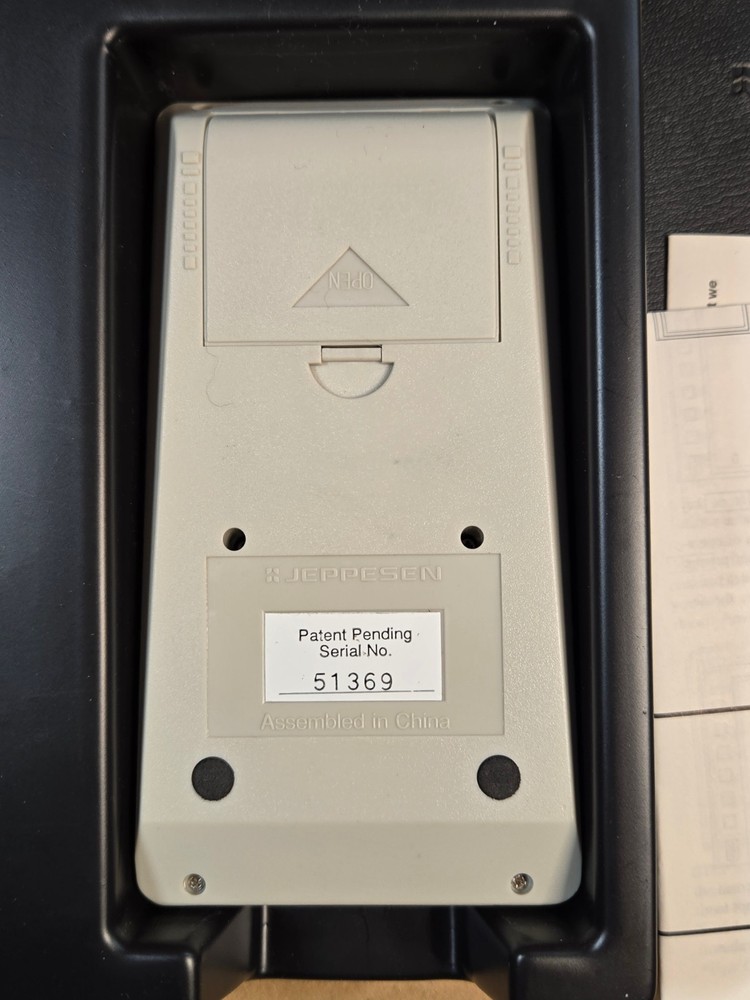 Jeppesen TechStar Electronic Flight Computer MINT IN BOX - POWERS ON