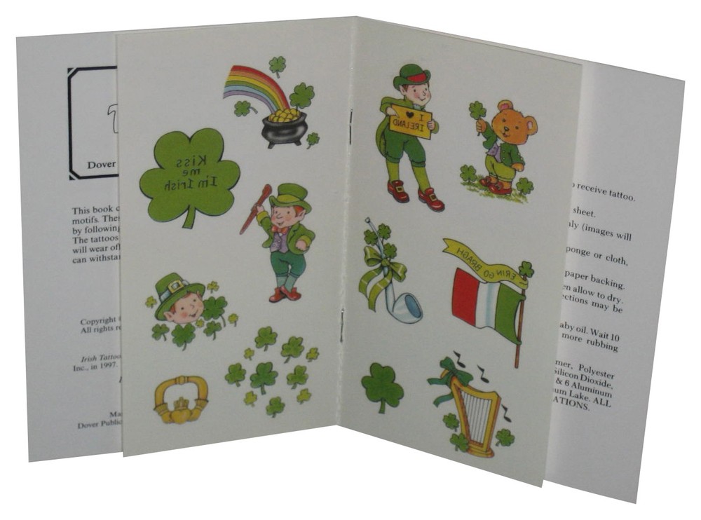 Irish Tattoos (1997) Dover Little Activity Book