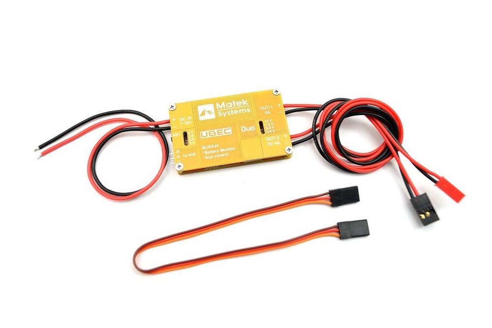 Multi-axis/FPV/Graphics Dual BEC 4A+4A With Remote Switch ubec