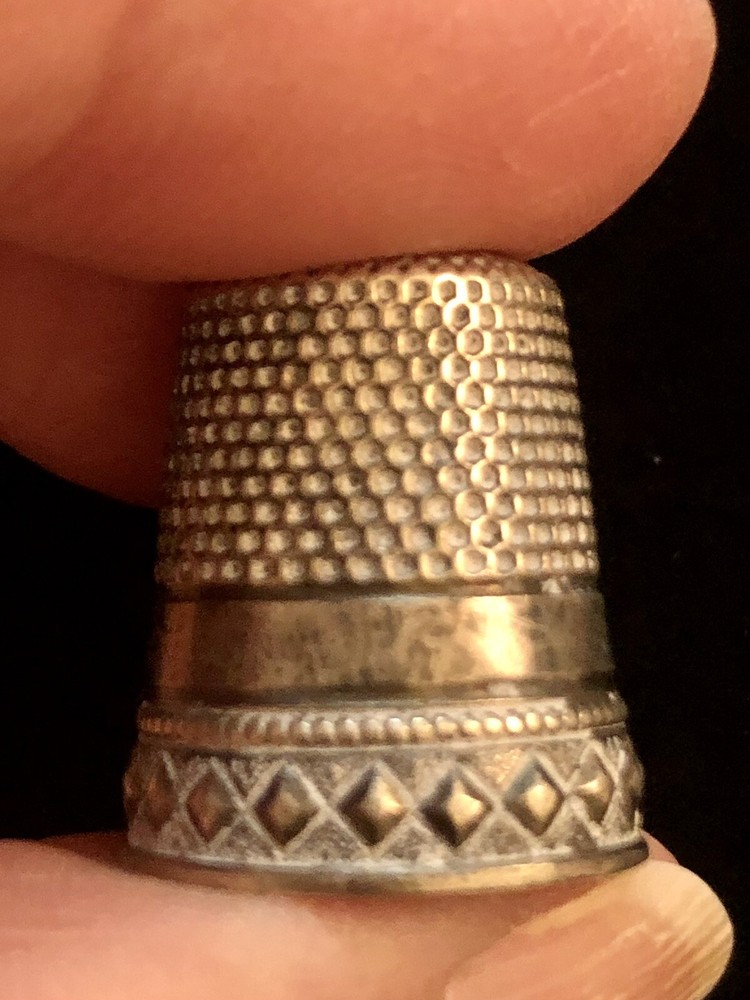 Vintage Sterling Silver Thimble