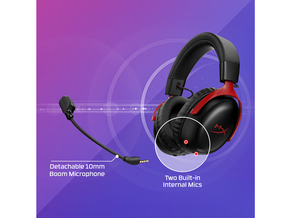 HyperX Cloud III S Wireless - Gaming Headset (Black)
