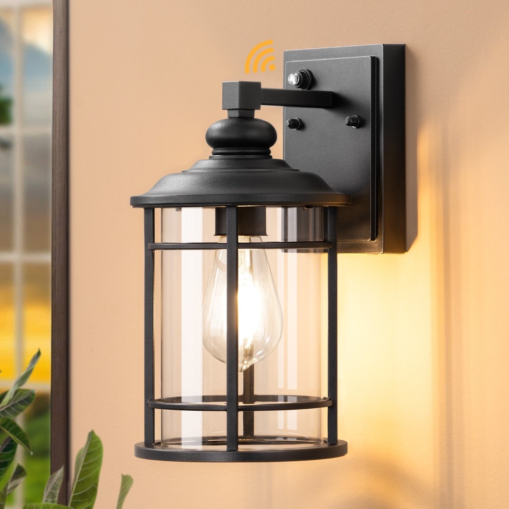 EDISHINE Dusk to Dawn Outdoor Light,Exterior LED Wall Light Sconce Outdoor Light