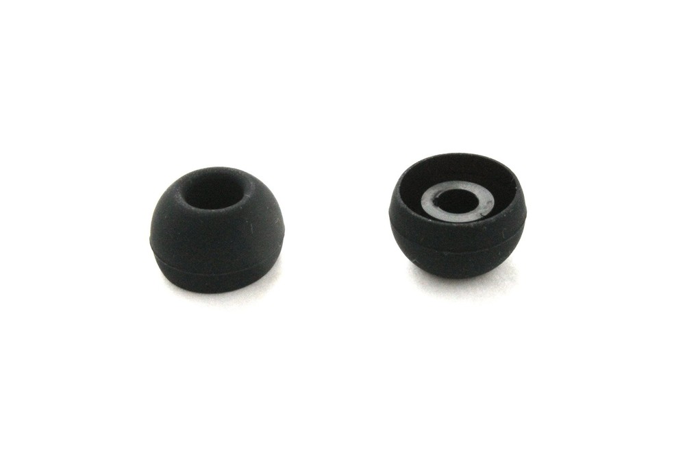 4 Pairs Replacement Eartips Earbuds Eargels Earpads for medium, Black