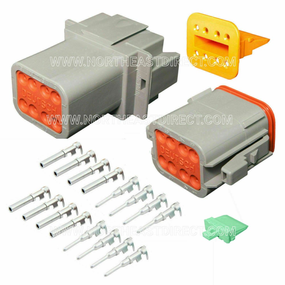 8 Pin Deutsch DT08 waterproof electrical connector