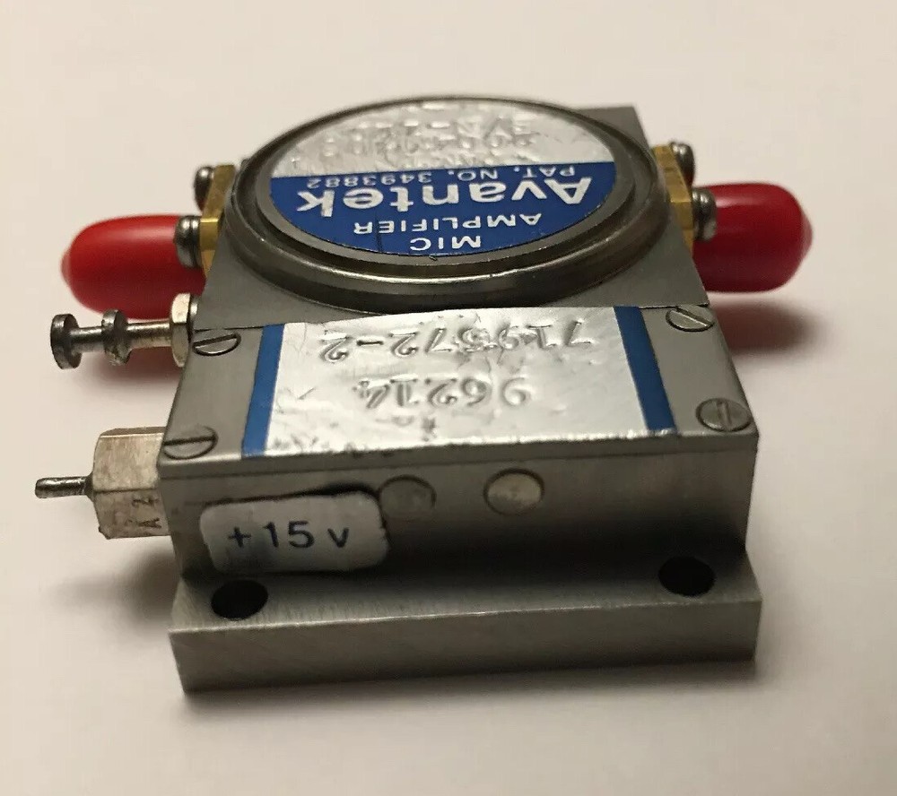 AVANTEK MIC SOLID STATE AMPLIFIER MODEL AMT 2004M/08. MICROWAVE PART.
