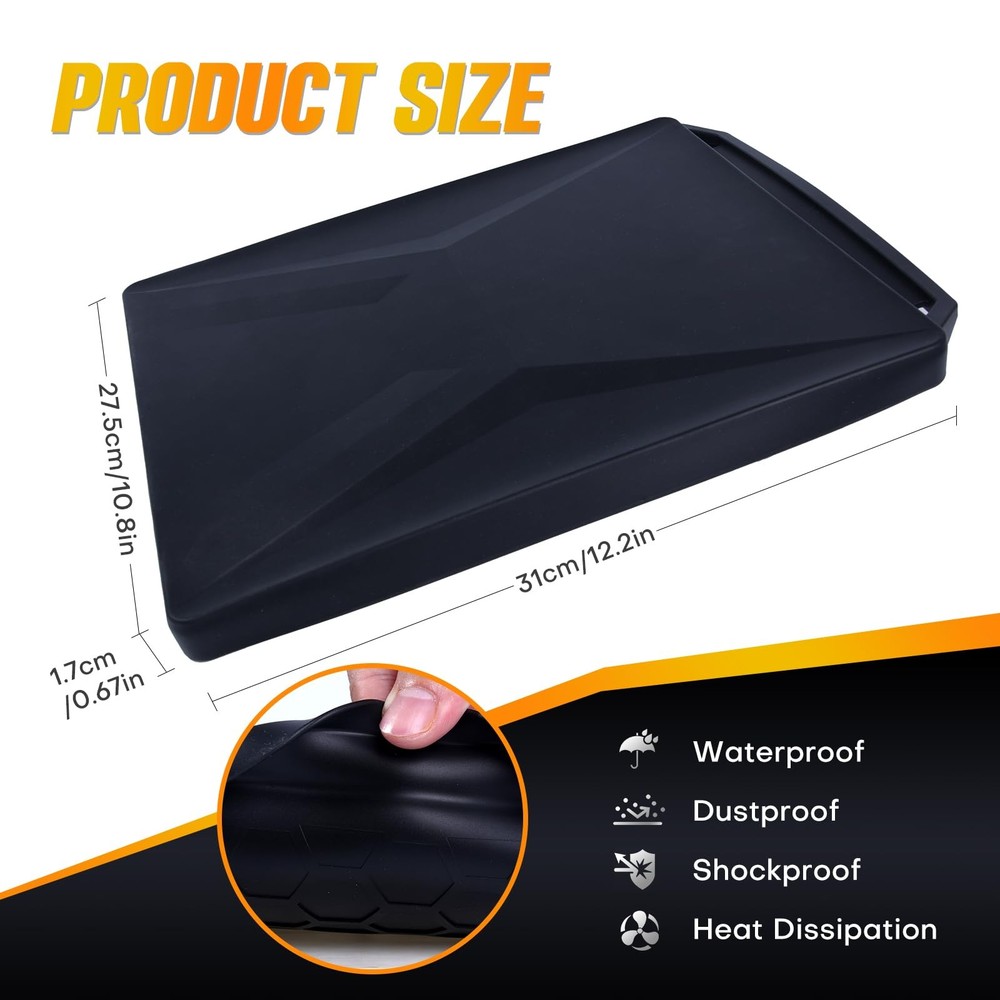 Starlink Mini Protective Cover Case – Waterproof Scratch-Resistant Black