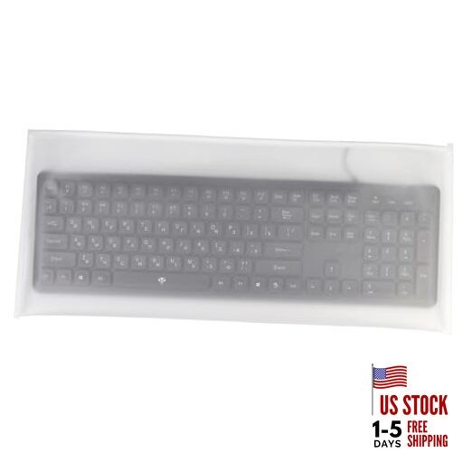 Keyboard Dust Cover, Universal PC Computer Desktop Keyboard Skin 20W x2H x9D