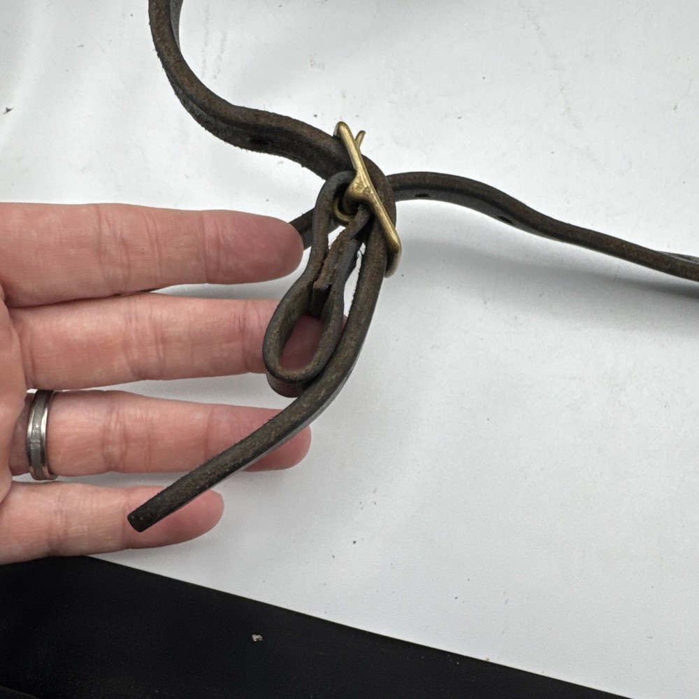 Agitation Muzzle, Leather, Professional Training Muzzle Used