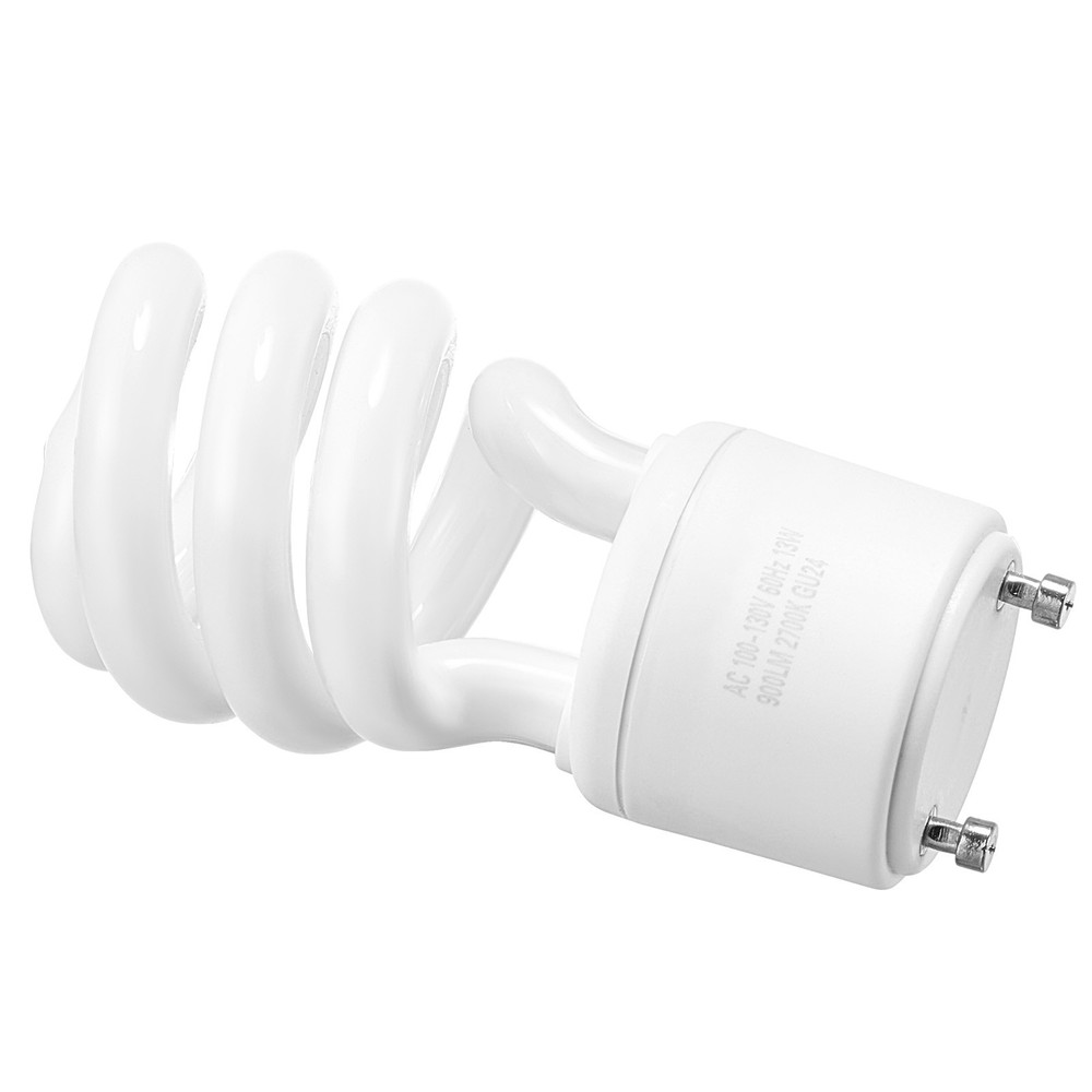 4-Pack CFL Light Bulbs 13W Compact Fluorescent Bulbs with 2700K Warm Light