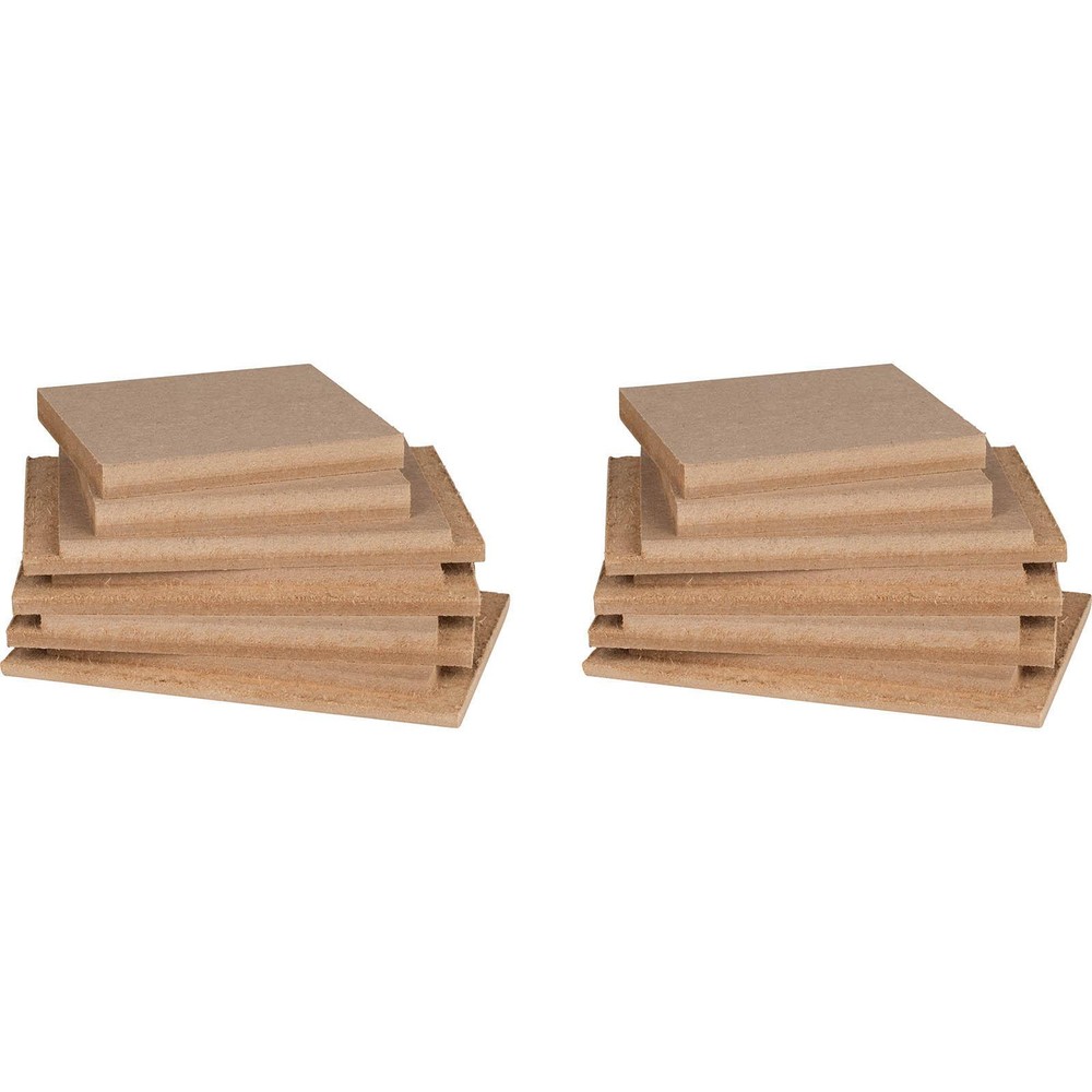 Knock-Down MDF 0.04 ft³ Micro Bookshelf Cabinet