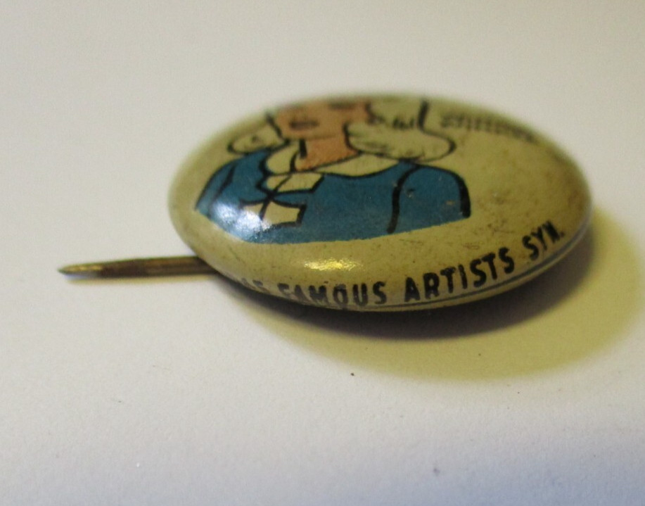 1940s Kellogg's PEP Comic Pinback Button - WINNIE WINKLE