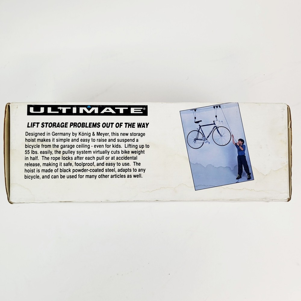 ULTIMATE Bicycle Storage Hoist - Ceiling Mounted Pully System Rack