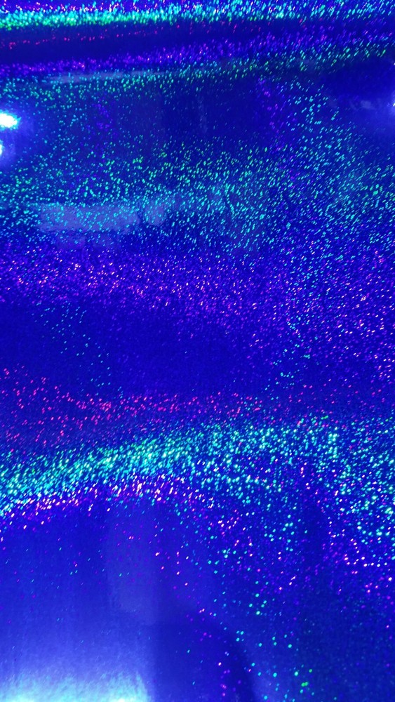 Royal Blue Sequins Sign Vinyl 24" x 10 ft