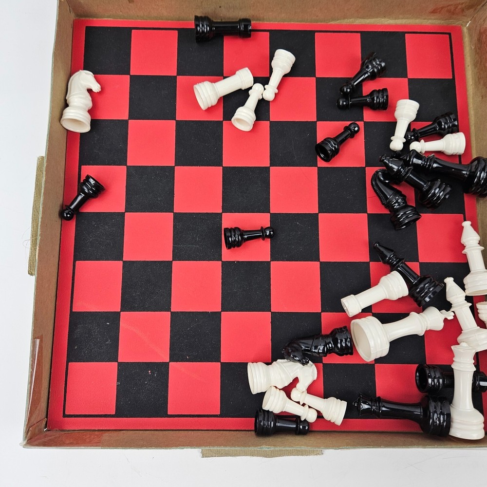 Vintage Hasbro Chess Set 1970