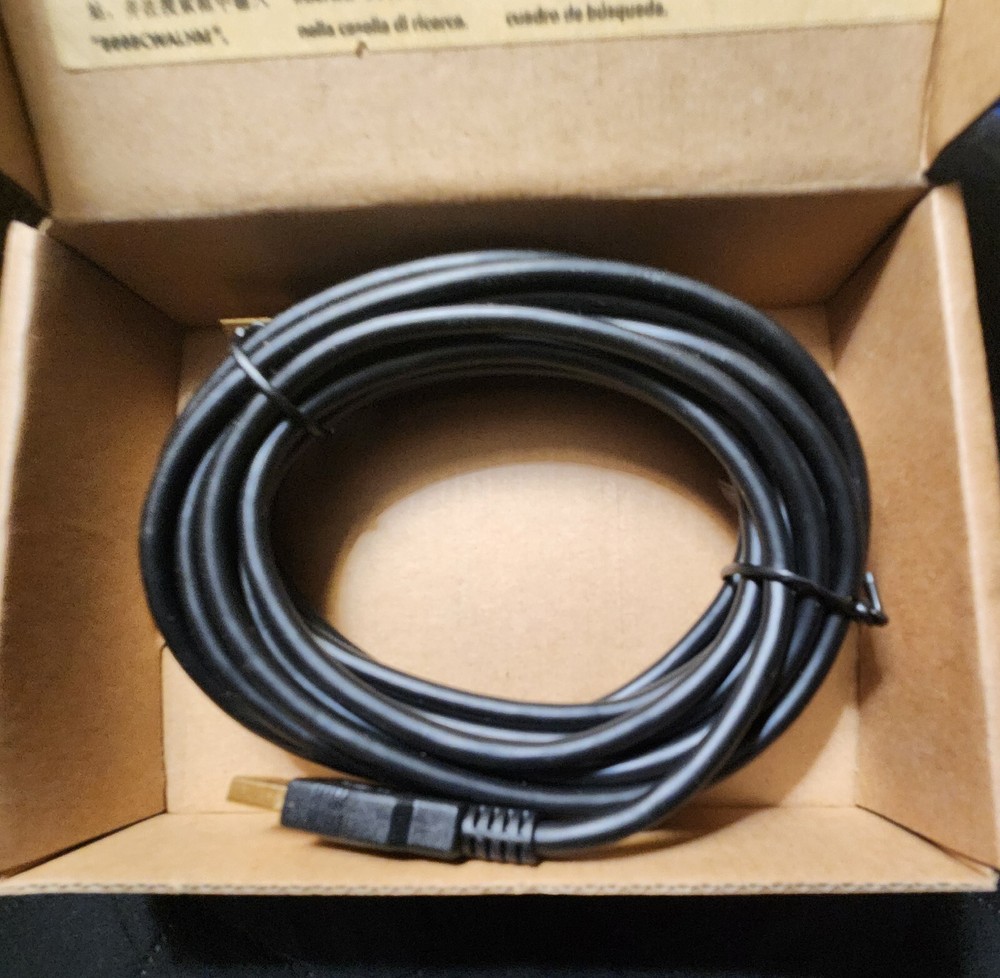 NEW Amazon Basics USB-A -USB-B2.0 16ft Black Cable for Printer/External Drives