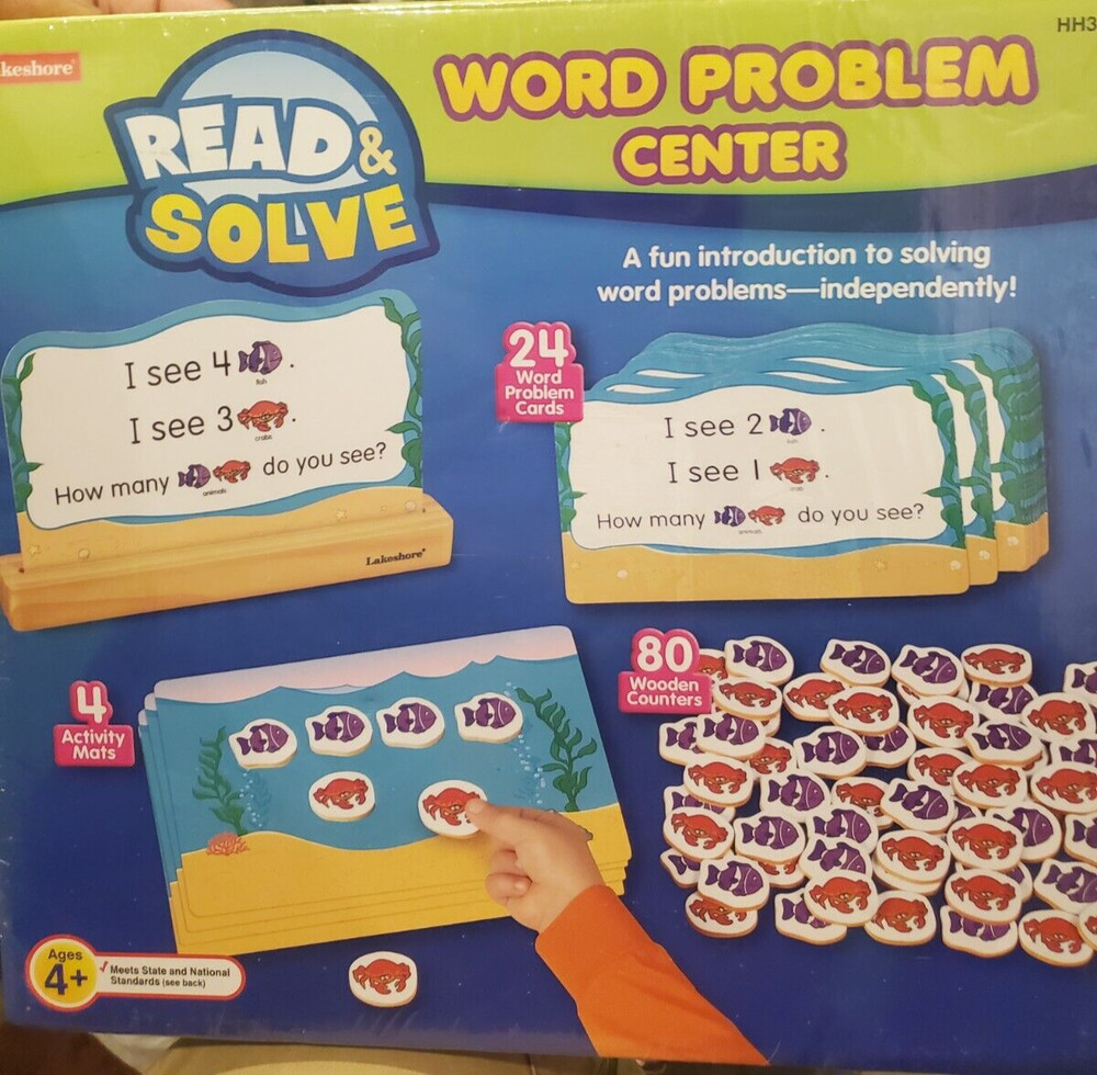 Lakeshore READ & SOLVE: WORD PROBLEM CENTER  Ages 4+