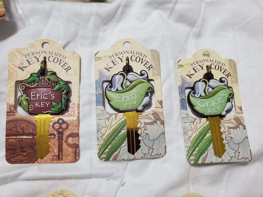 PERSONALIZED KEY COVERS NAMES THAT START WITH Y, Z,E ,G & N